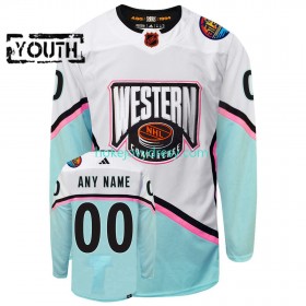 Dětské Hokejový Dres Personalizované 2023 All-Star Adidas Bílý Authentic
